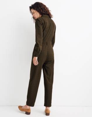 madewell green jumpsuit