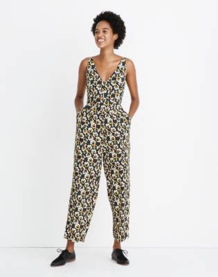 madewell floral jumpsuit