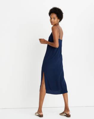 madewell apron slip dress