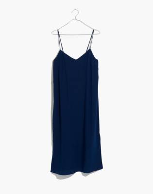 washable silk slip dress