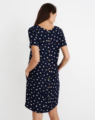 madewell navy floral dress