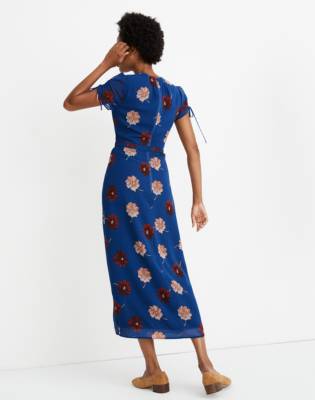 madewell tulip sleeve maxi dress