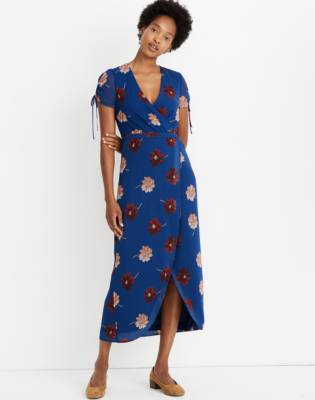 madewell tulip sleeve maxi dress