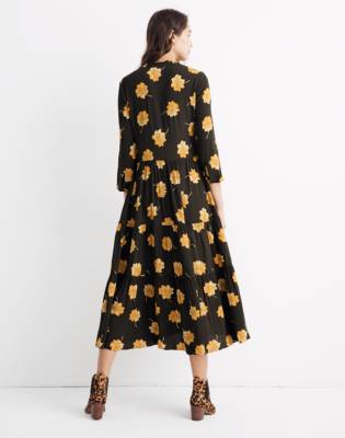 madewell yellow floral dress