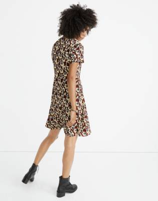 button wrap dress madewell