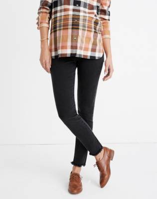 madewell side panel maternity jeans