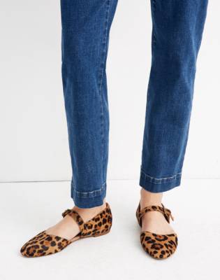 leopard print mary jane shoes