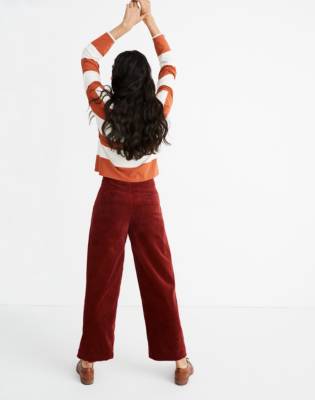 wide leg corduroy pants