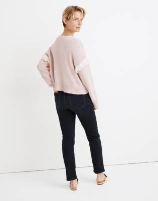 fringe pullover sweater