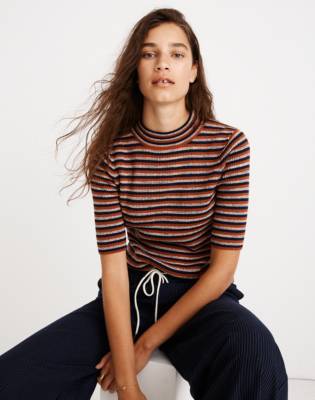 madewell mock neck sweatshirt