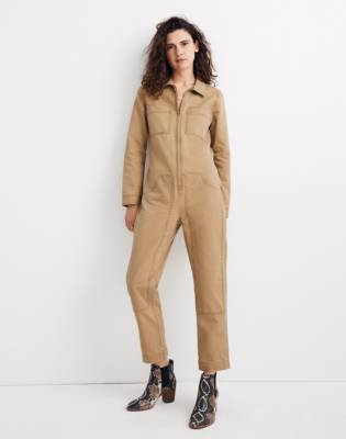 jumpsuit tan