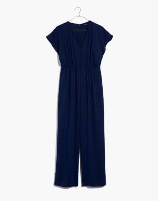 madewell v neck jumpsuit