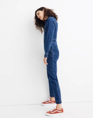 madewell jumpsuit denim