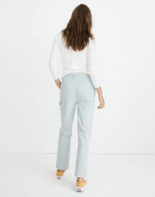 blue carpenter pants