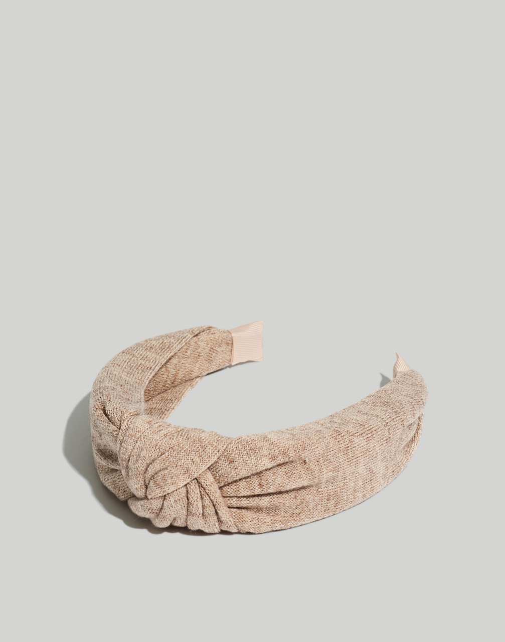Mw Knotted Covered Headband In Desert Dune