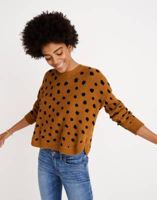 madewell painted spots skirt