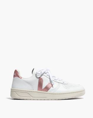 pink metallic sneakers