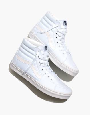 white high top vans