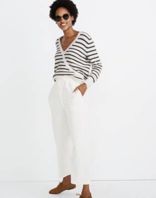 madewell wrap front sweater
