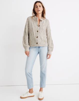 madewell surrey bobble cardigan sweater
