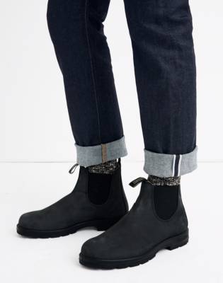 mens black blundstone boots