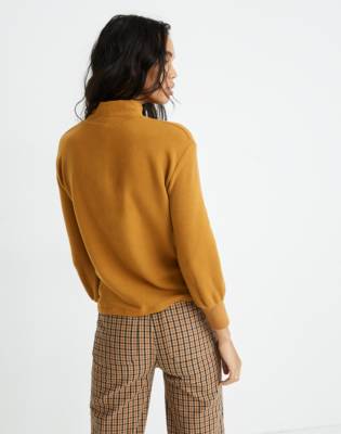 madewell mock neck sweatshirt