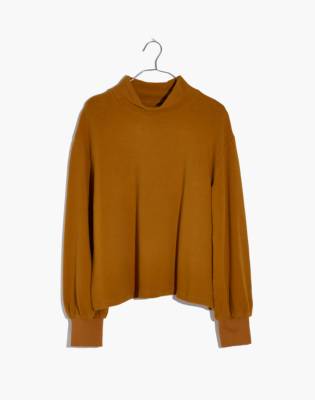 madewell mock neck sweatshirt