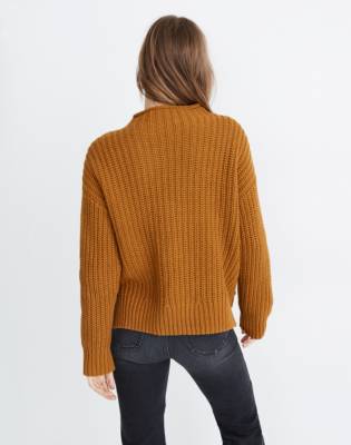 madewell button detail sweatshirt