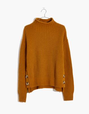 madewell button detail sweatshirt