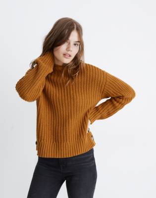 madewell mock neck sweatshirt