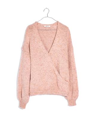 pullover wrap sweater