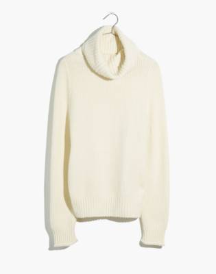 cream turtleneck sweater