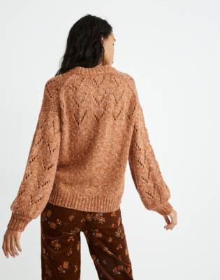 madewell bubble sleeve sweater