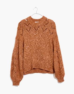 madewell bubble sleeve sweater