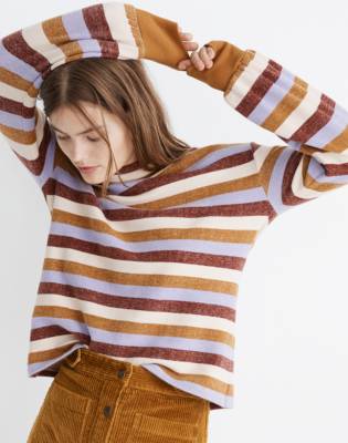 madewell mock neck sweatshirt