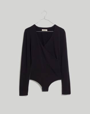 wrap top bodysuit