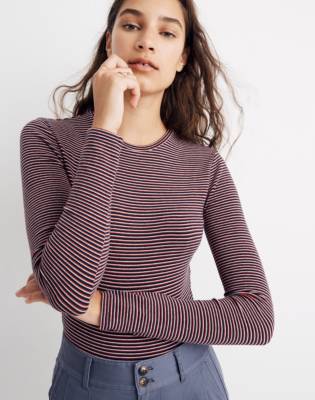 madewell striped bodysuit