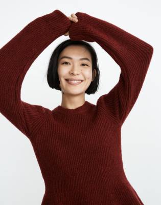 madewell red sweater