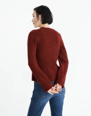 madewell red sweater