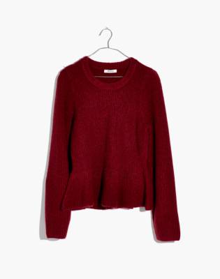madewell red sweater