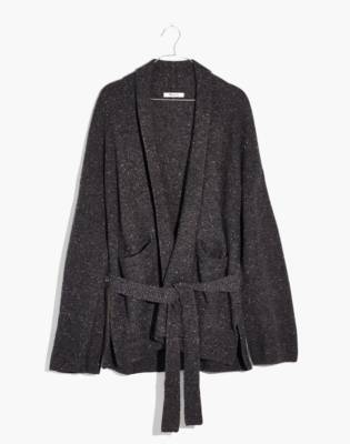 cardigan with waist tie