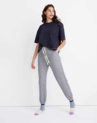 madewell terry trouser sweatpants