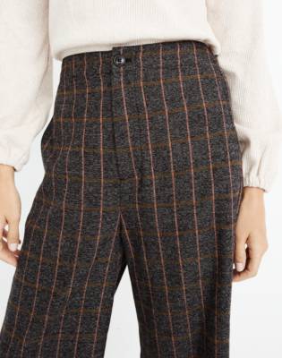 pull on plaid pants