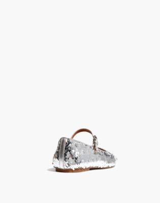madewell glitter mary janes