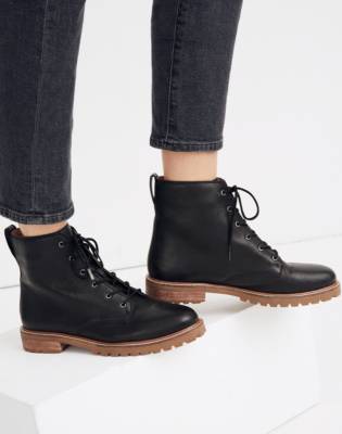 The Clair Lace-Up Boot in Leather