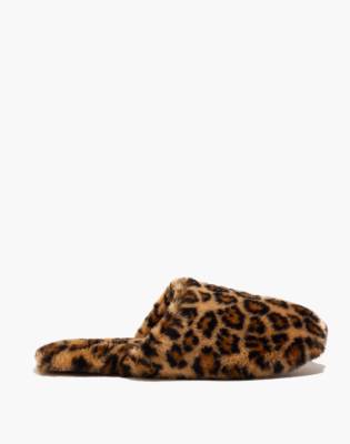 madewell leopard slippers