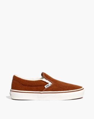 madewell vans suede and sherpa