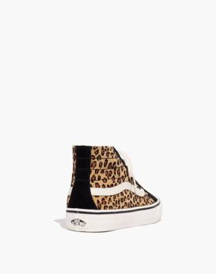 cheetah print high top vans