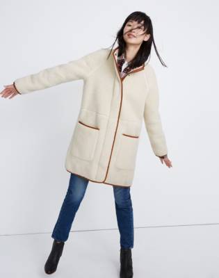 sherpa long jacket