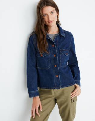 madewell short sleeve denim jacket